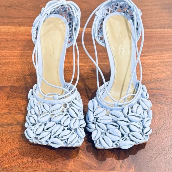 Bottega Veneta Stretch Lace Up Sandals Size 36 - Picture 3 of 8